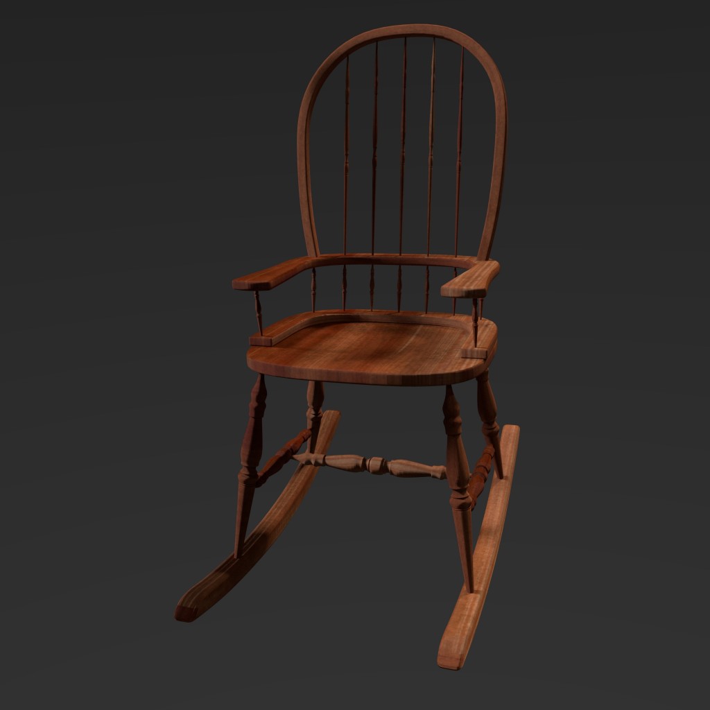 Spindle Rocking Chair preview image 1